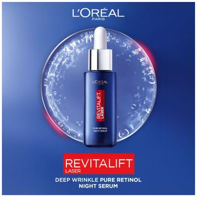 L&#039;Oréal Paris Revitalift Laser Pure Retinol Night Serum Serum do twarzy dla kobiet 30 ml