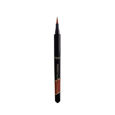 L&#039;Oréal Paris Super Liner Perfect Slim Waterproof Eyeliner dla kobiet 0,28 g Odcień 03 Brown