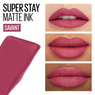 Maybelline Superstay Matte Ink Liquid Pomadka dla kobiet 5 ml Odcień 155 Savant