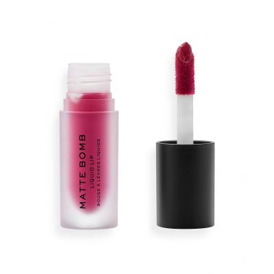 Makeup Revolution London Matte Bomb Pomadka dla kobiet 4,6 ml Odcień Burgundy Star