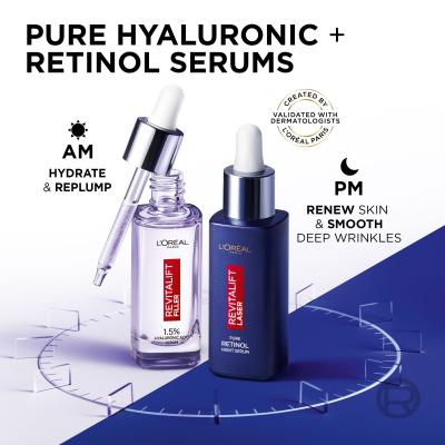 L&#039;Oréal Paris Revitalift Laser Pure Retinol Night Serum Serum do twarzy dla kobiet 50 ml