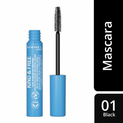 Rimmel London Kind &amp; Free Tusz do rzęs dla kobiet 7 ml Odcień 001 Black