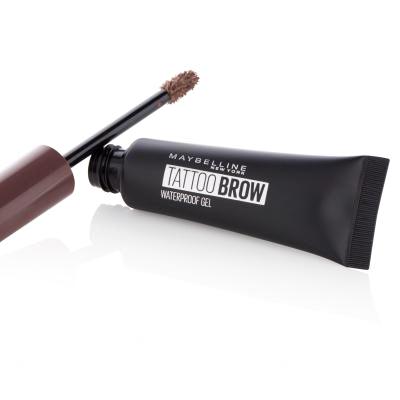 Maybelline Tattoo Brow Waterproof Gel Żel i pomada do brwi dla kobiet 5 ml Odcień 04 Medium Brown