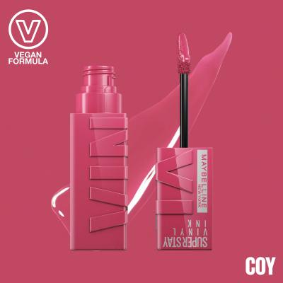 Maybelline Superstay Vinyl Ink Liquid Pomadka dla kobiet 4,2 ml Odcień 20 Coy