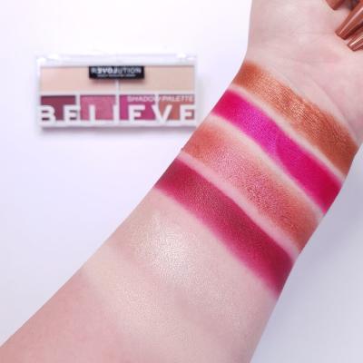 Revolution Relove Colour Play Shadow Palette Cienie do powiek dla kobiet 5,2 g Odcień Believe