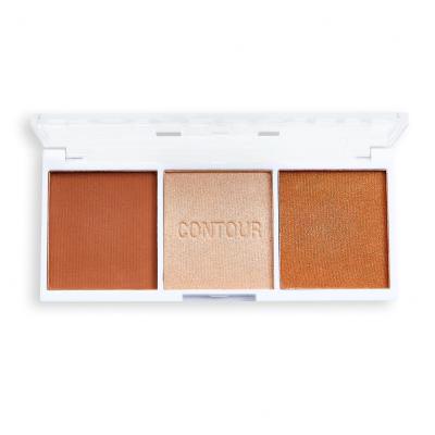 Revolution Relove Colour Play Contour Trio Paletka do konturowania dla kobiet 6 g Odcień Baked Sugar