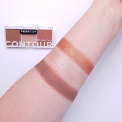 Revolution Relove Colour Play Contour Trio Paletka do konturowania dla kobiet 6 g Odcień Baked Sugar