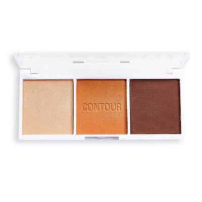 Revolution Relove Colour Play Contour Trio Paletka do konturowania dla kobiet 6 g Odcień Bronze Sugar