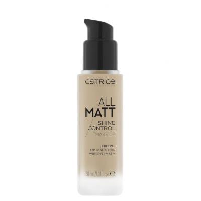 Catrice All Matt Podkład dla kobiet 30 ml Odcień 027 N Neutral Amber Beige