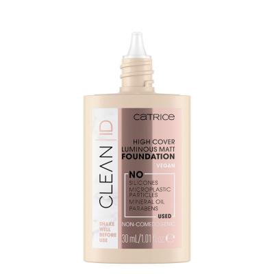 Catrice Clean ID Luminous Matt Podkład dla kobiet 30 ml Odcień 025 Warm Peach