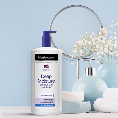 Neutrogena Norwegian Formula Deep Moisture Dry, Sensitive Skin Mleczko do ciała 400 ml