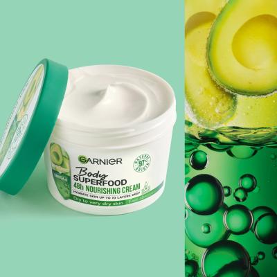 Garnier Body Superfood 48h Nourishing Cream Avocado Oil + Omega 6 Krem do ciała dla kobiet 380 ml