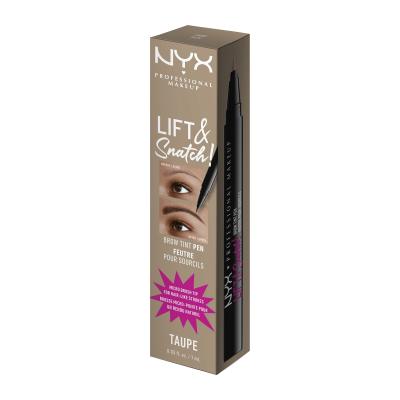 NYX Professional Makeup Lift &amp; Snatch! Kredka do brwi dla kobiet 1 ml Odcień 03 Taupe