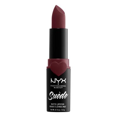 NYX Professional Makeup Suède Matte Lipstick Pomadka dla kobiet 3,5 g Odcień 06 Lolita