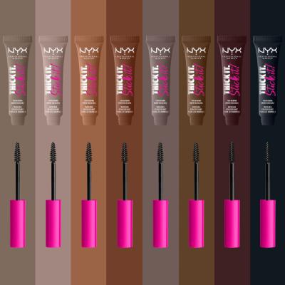 NYX Professional Makeup Thick It Stick It! Tusz do brwi dla kobiet 7 ml Odcień 06 Brunette