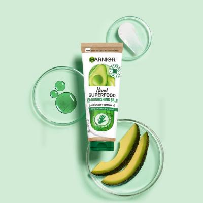 Garnier Hand Superfood 48h Nourishing Balm Krem do rąk dla kobiet 75 ml