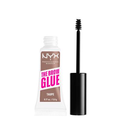 NYX Professional Makeup The Brow Glue Instant Brow Styler Żel i pomada do brwi dla kobiet 5 g Odcień 02 Taupe