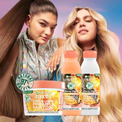 Garnier Fructis Hair Food Pineapple Glowing Lengths Conditioner Odżywka dla kobiet 350 ml