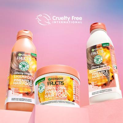 Garnier Fructis Hair Food Pineapple Glowing Lengths Conditioner Odżywka dla kobiet 350 ml