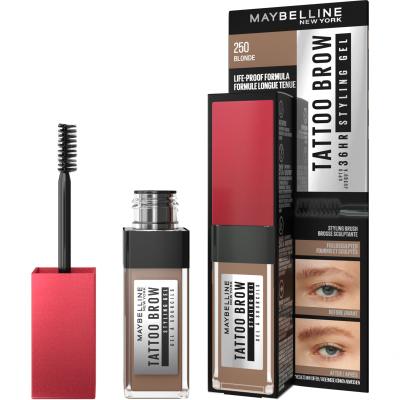 Maybelline Tattoo Brow 36H Styling Gel Żel i pomada do brwi dla kobiet 6 ml Odcień 250 Blonde