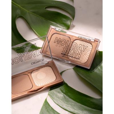 Catrice Holiday Skin Bronze &amp; Glow Palette Paletka do konturowania dla kobiet 5,5 g Odcień 010