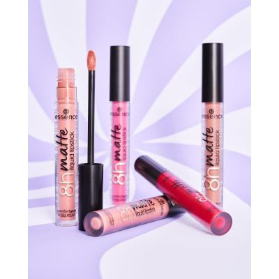 Essence 8h Matte Liquid Lipstick Pomadka dla kobiet 2,5 ml Odcień 03 Soft Beige