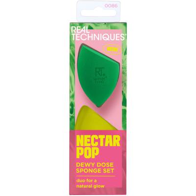 Real Techniques Nectar Pop Dewy Dose Sponge Set Aplikator dla kobiet 2 szt