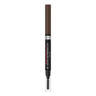 L&#039;Oréal Paris Infaillible Brows 24H Filling Triangular Pencil Kredka do brwi dla kobiet 1 ml Odcień 03 Dark Brunette