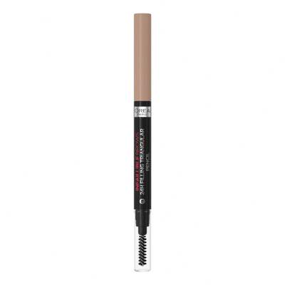 L&#039;Oréal Paris Infaillible Brows 24H Filling Triangular Pencil Kredka do brwi dla kobiet 1 ml Odcień 06 Dark Blonde