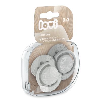 LOVI Harmony Dynamic Soother Boy 0-3m Smoczek dla dzieci 2 szt