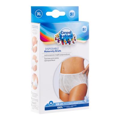 Canpol babies Air Comfort Disposable Maternity Briefs XL Majtki poporodowe dla kobiet 5 szt