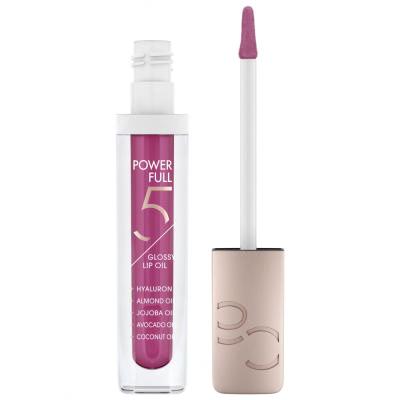 Catrice Power Full 5 Lip Oil Olejek do ust dla kobiet 4,5 ml Odcień 050 Glossy Blackberry