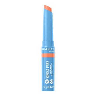 Rimmel London Kind &amp; Free Tinted Lip Balm Balsam do ust dla kobiet 4 g Odcień 003 Tropical Spark