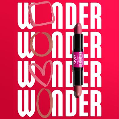 NYX Professional Makeup Wonder Stick Blush Róż dla kobiet 8 g Odcień 01 Light Peach And Baby Pink