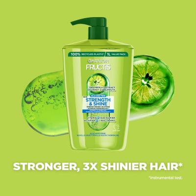 Garnier Fructis Strength &amp; Shine Fortifying Shampoo Szampon do włosów dla kobiet 1000 ml