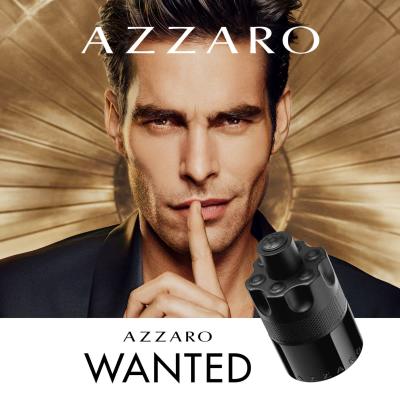 Azzaro The Most Wanted Zestaw woda perfumowana 100 ml + woda perfumowana 10 ml + szampon do włosów i ciała Wanted 75 ml