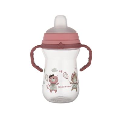 Canpol babies Bonjour Paris First Cup Pink 6m+ Kubek dla dzieci 250 ml