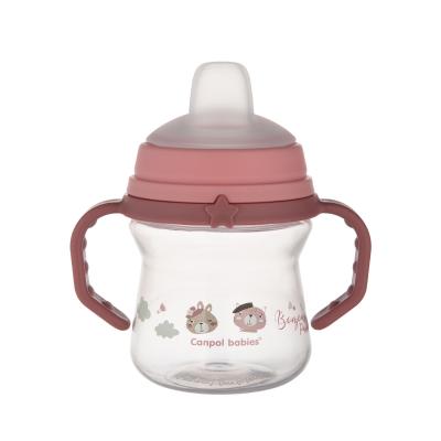 Canpol babies Bonjour Paris First Cup Pink 6m+ Kubek dla dzieci 150 ml