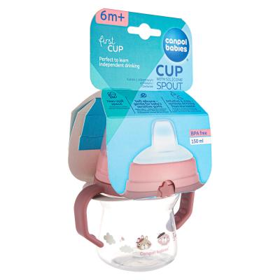 Canpol babies Bonjour Paris First Cup Pink 6m+ Kubek dla dzieci 150 ml