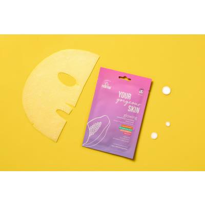 Dr. PAWPAW Your Gorgeous Skin Glowing Sheet Mask Maseczka do twarzy dla kobiet 25 ml