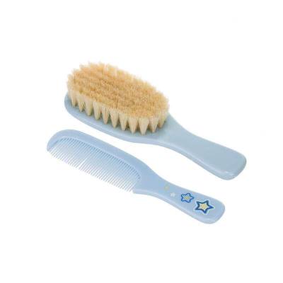 Canpol babies Newborn Baby Baby Brush With Comb Stars Grzebień dla dzieci Zestaw