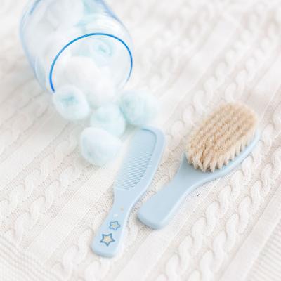 Canpol babies Newborn Baby Baby Brush With Comb Stars Grzebień dla dzieci Zestaw