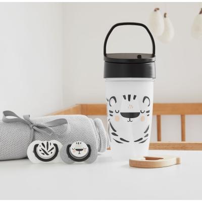 LOVI Salt&amp;Pepper Cup With Straw Kubek dla dzieci 350 ml