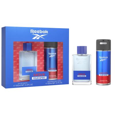 Reebok Move Your Spirit Zestaw EDT 100 ml + dezodorant 150 ml