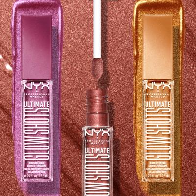 NYX Professional Makeup Ultimate Glow Shots Cienie do powiek dla kobiet 7,5 ml Odcień 17 Po$H