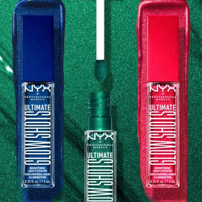 NYX Professional Makeup Ultimate Glow Shots Cienie do powiek dla kobiet 7,5 ml Odcień 22 Watermelon Wealth