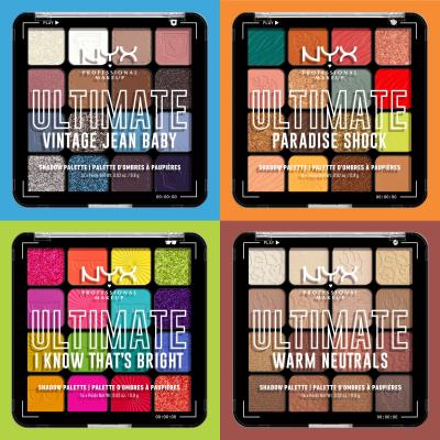 NYX Professional Makeup Ultimate Warm Neutrals Cienie do powiek dla kobiet 12,8 g