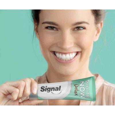 Signal White Now Detox Coconut &amp; Clay Pasta do zębów 75 ml