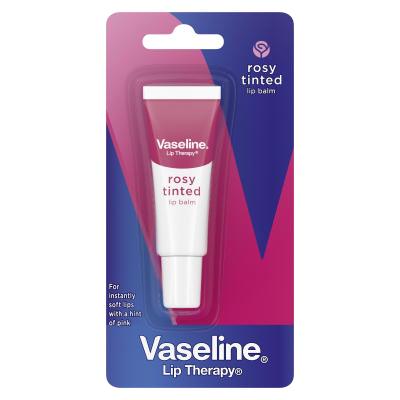 Vaseline Lip Therapy Rosy Tinted Lip Balm Tube Balsam do ust dla kobiet 10 g