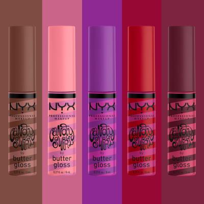 NYX Professional Makeup Butter Gloss Candy Swirl Błyszczyk do ust dla kobiet 8 ml Odcień 02 Sprinkle